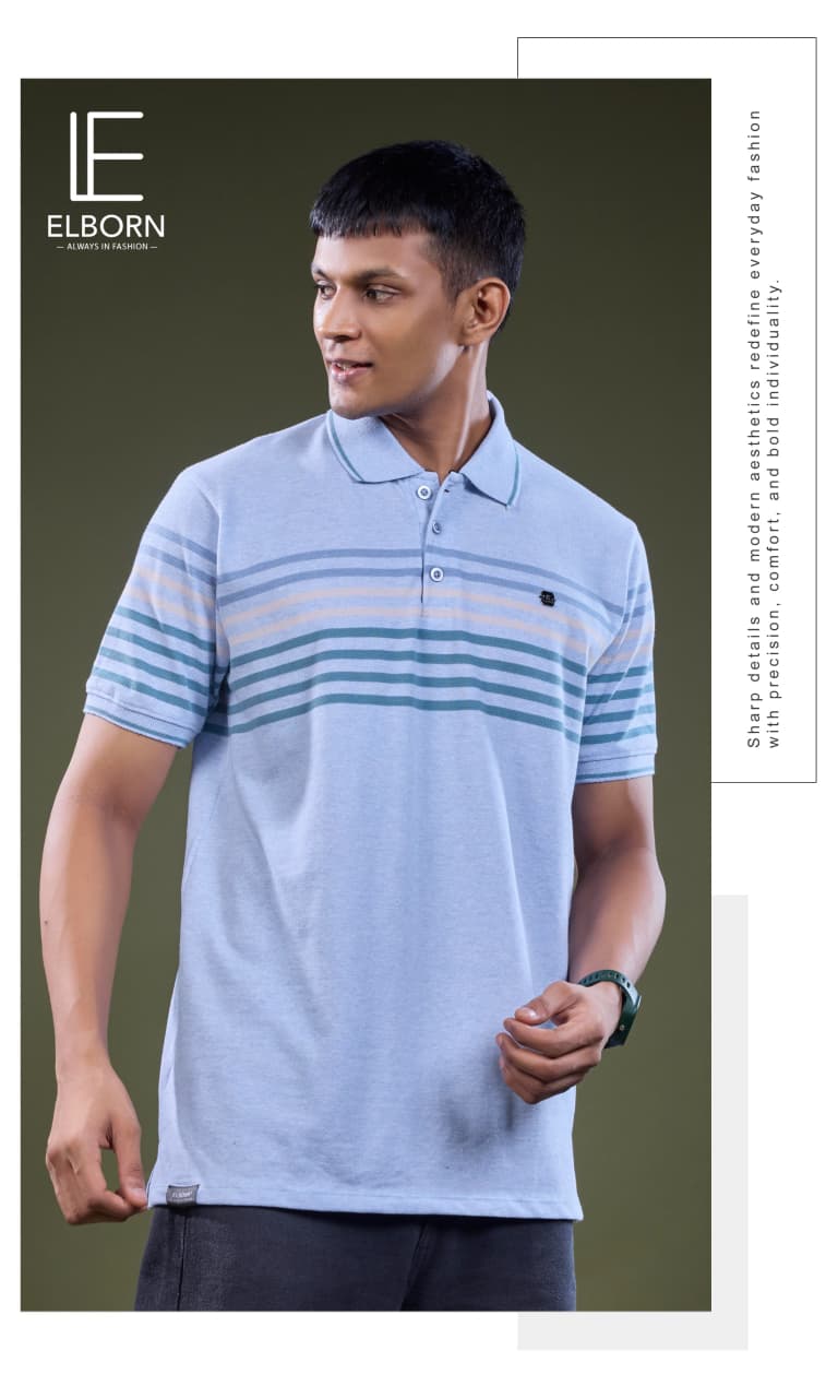 Eb Vk 2740 Metal Id Elborn Auto Stripes Mens Tshirts Supplier