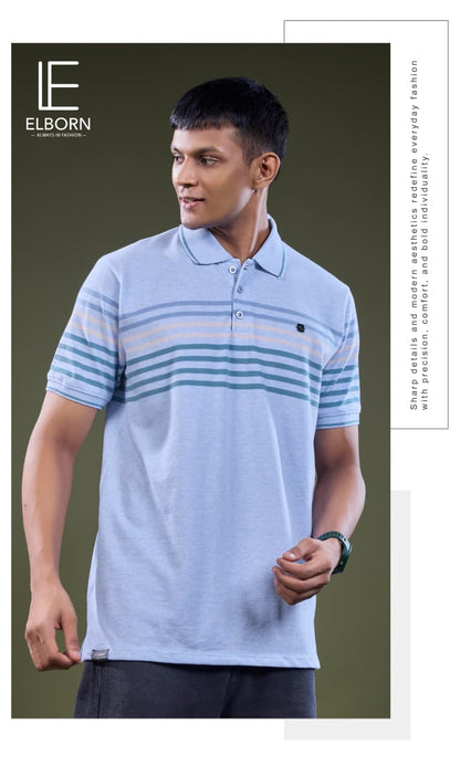 Eb Vk 2740 Metal Id Elborn Auto Stripes Mens Tshirts Supplier