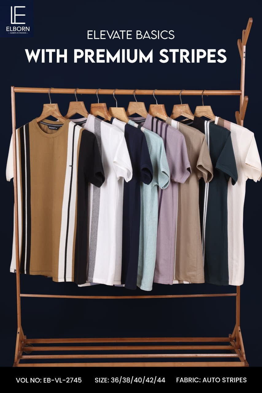 Eb Vl 2745 Elborn Vertical Mens Tshirts Wholesale Price