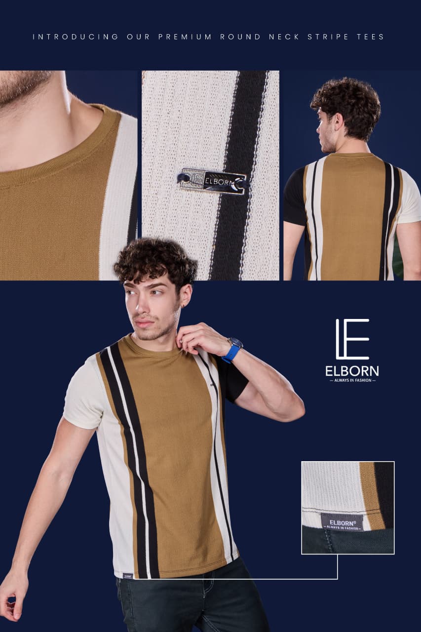 Eb Vl 2745 Elborn Vertical Mens Tshirts Wholesale Price
