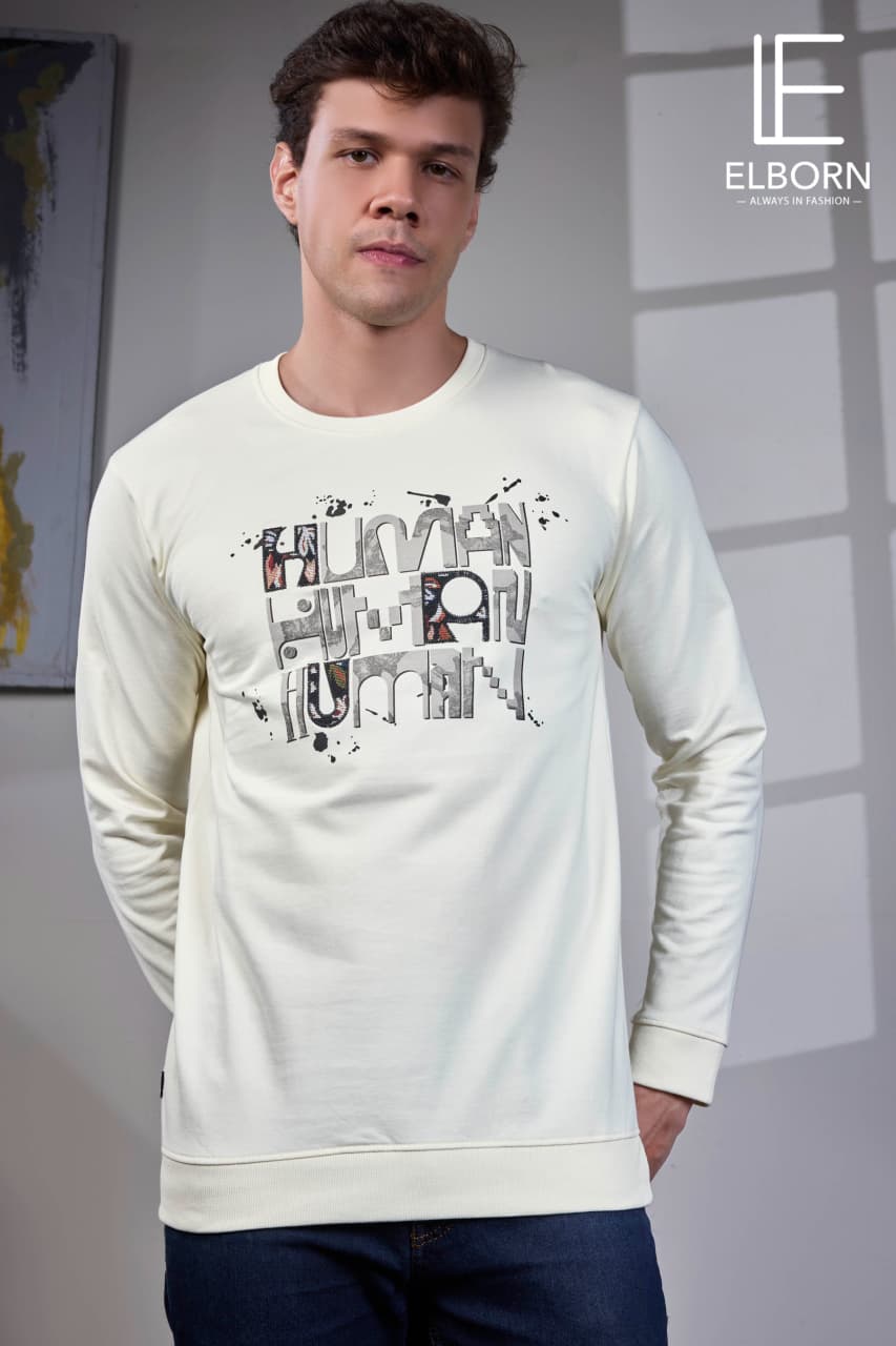 Eb Vp 2765 Elborn Cotton Looper Mens Tshirts Wholesaler Gujarat
