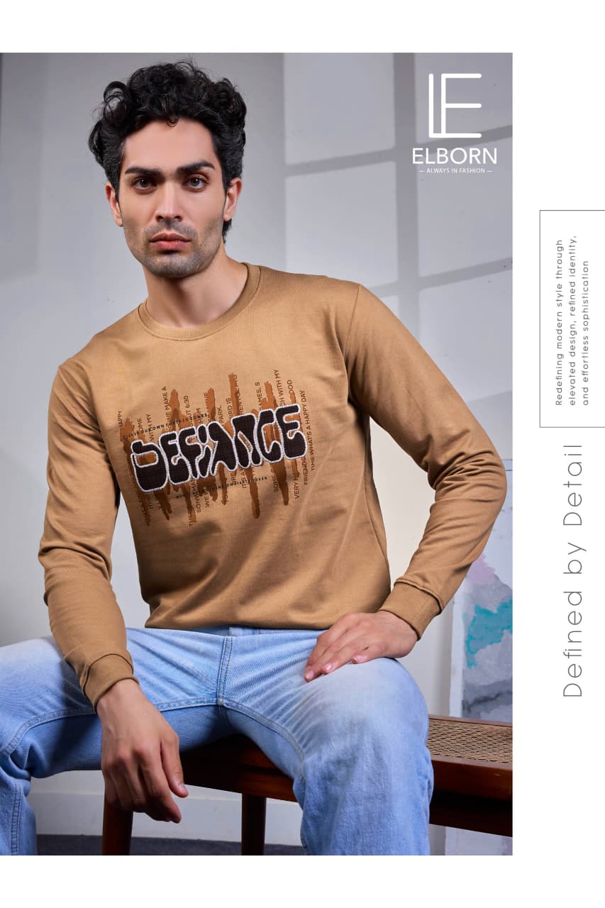 Eb Vp 2765 Elborn Cotton Looper Mens Tshirts Wholesaler Gujarat