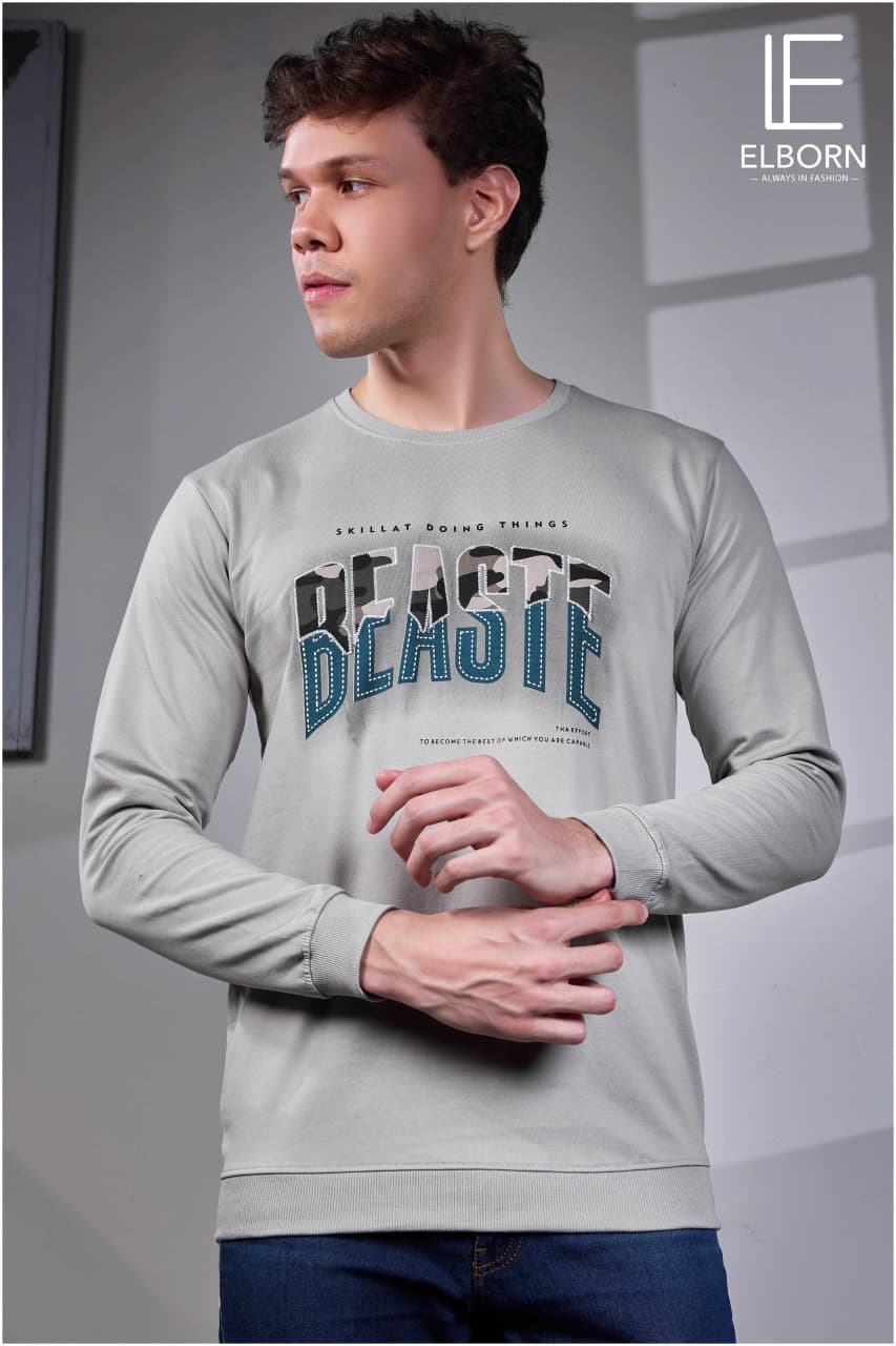 Eb Vp 2765 Elborn Cotton Looper Mens Tshirts Wholesaler Gujarat