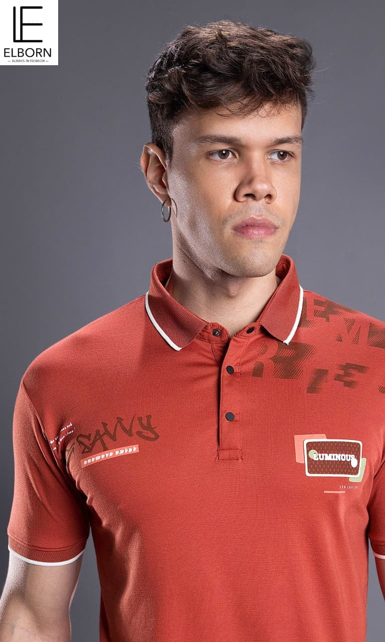 Eb Wf 2840 Elborn Tencil Lycra Mens Tshirts Exporter Ahmedabad