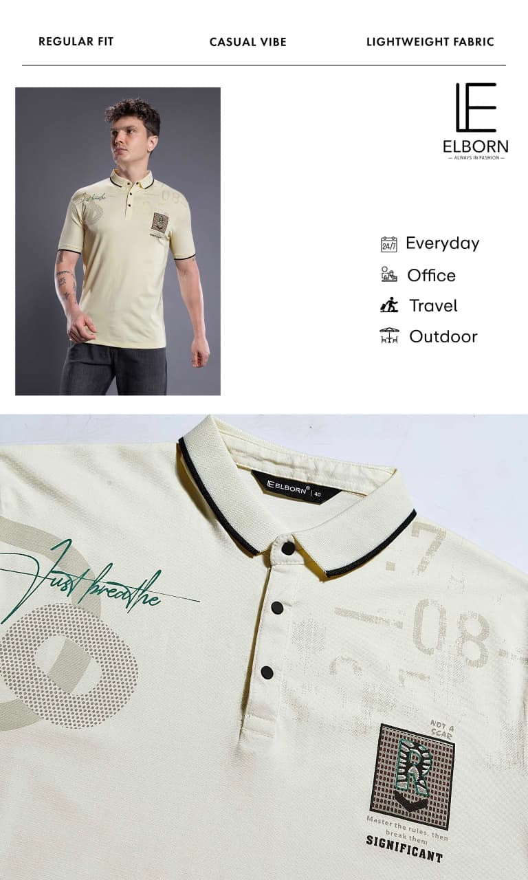 Eb Wf 2840 Elborn Tencil Lycra Mens Tshirts Exporter Ahmedabad