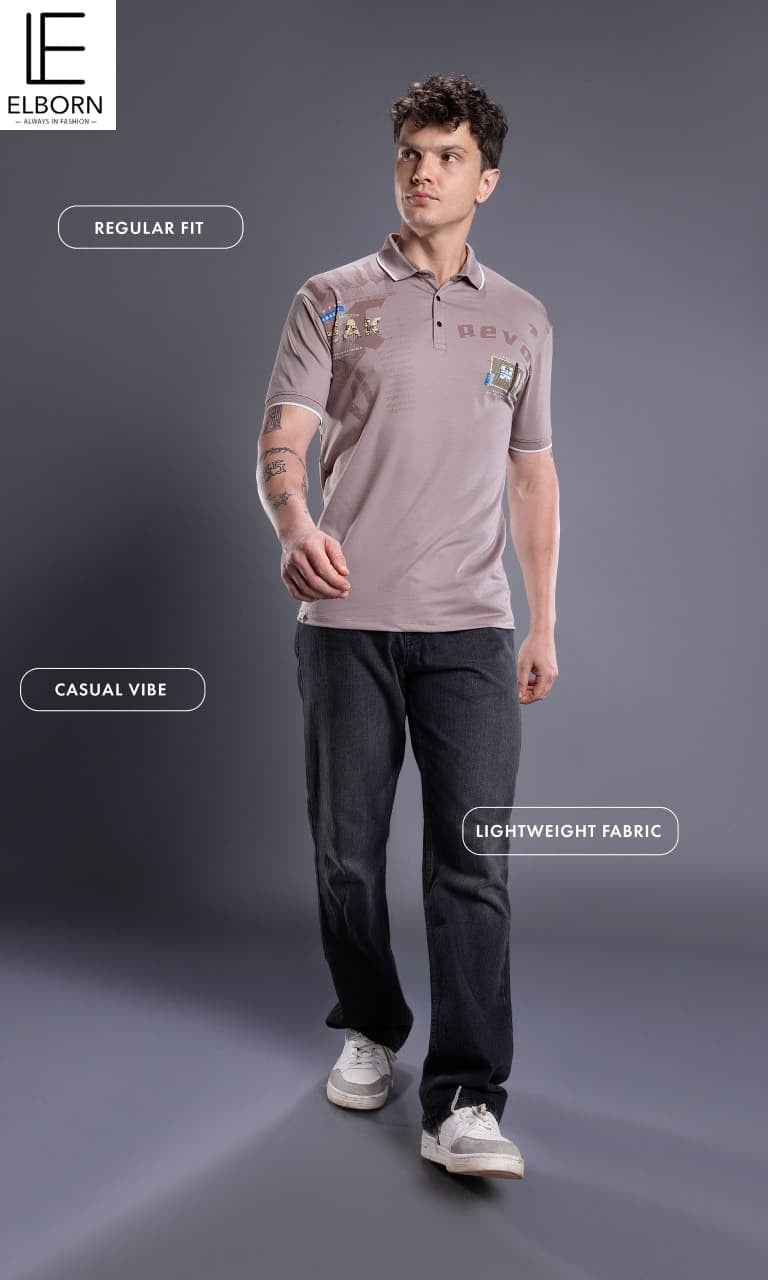 Eb Wf 2840 Elborn Tencil Lycra Mens Tshirts Exporter Ahmedabad