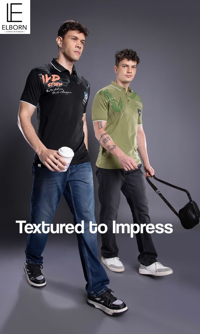 Eb Wf 2840 Elborn Tencil Lycra Mens Tshirts Exporter Ahmedabad