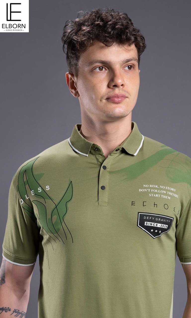 Eb Wf 2840 Elborn Tencil Lycra Mens Tshirts Exporter Ahmedabad
