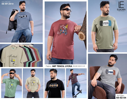 Eb Wf 2910 Elborn Tencil Lycra Mens Tshirts Exporter