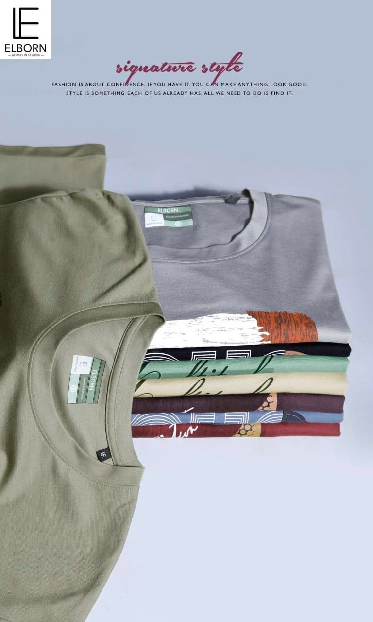 Eb Wf 2910 Elborn Tencil Lycra Mens Tshirts Exporter
