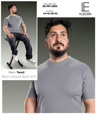Eb Wr 2895 Elborn Tencil Lycra Mens Tshirts Manufacturer Gujarat