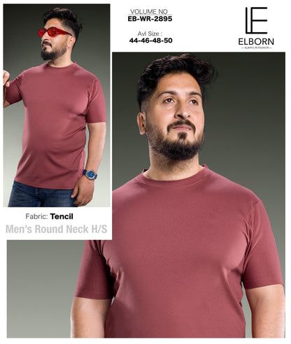 Eb Wr 2895 Elborn Tencil Lycra Mens Tshirts Manufacturer Gujarat