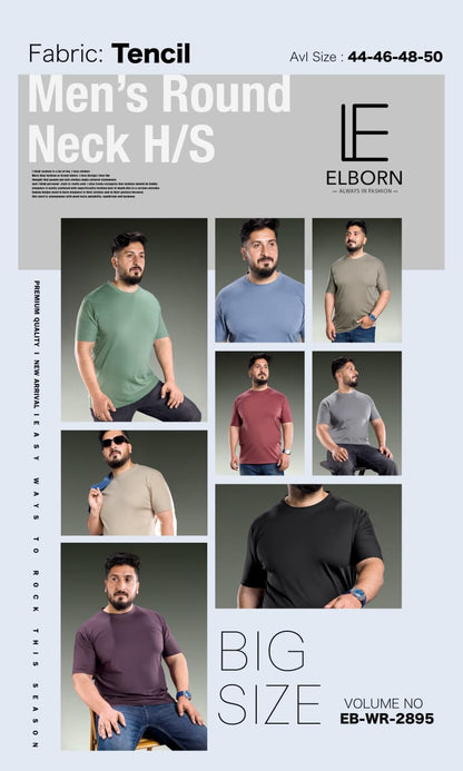 Eb Wr 2895 Elborn Tencil Lycra Mens Tshirts Manufacturer Gujarat
