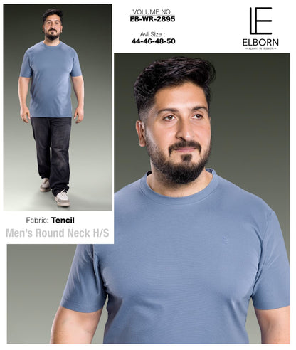 Eb Wr 2895 Elborn Tencil Lycra Mens Tshirts Manufacturer Gujarat