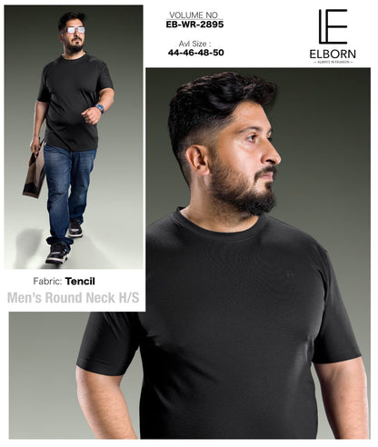 Eb Wr 2895 Elborn Tencil Lycra Mens Tshirts Manufacturer Gujarat