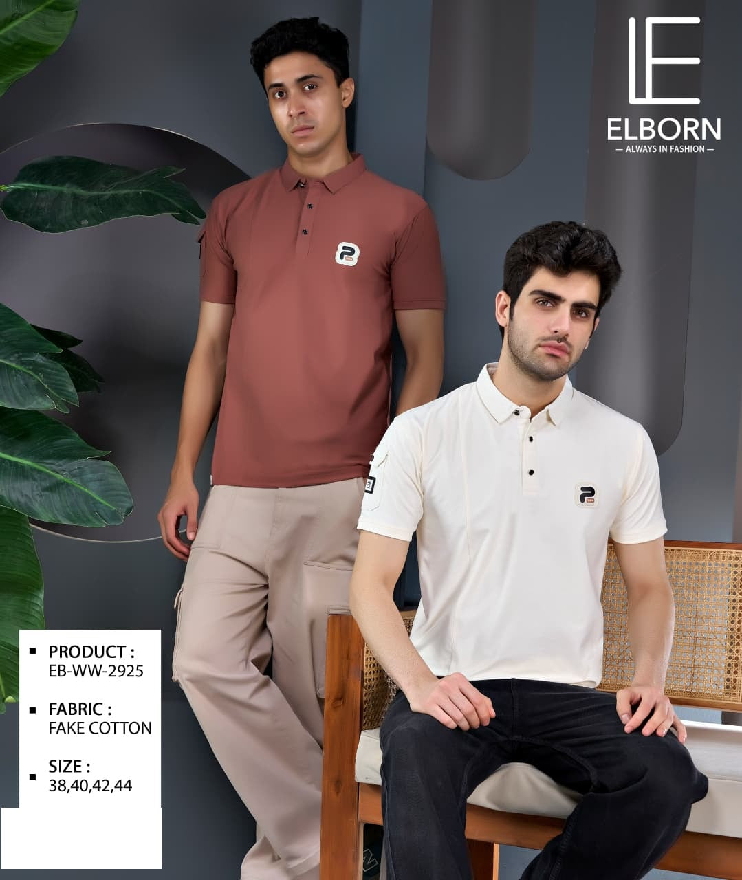 Eb Ww 2925 Elborn Imported Mens Tshirts Manufacturer Ahmedabad