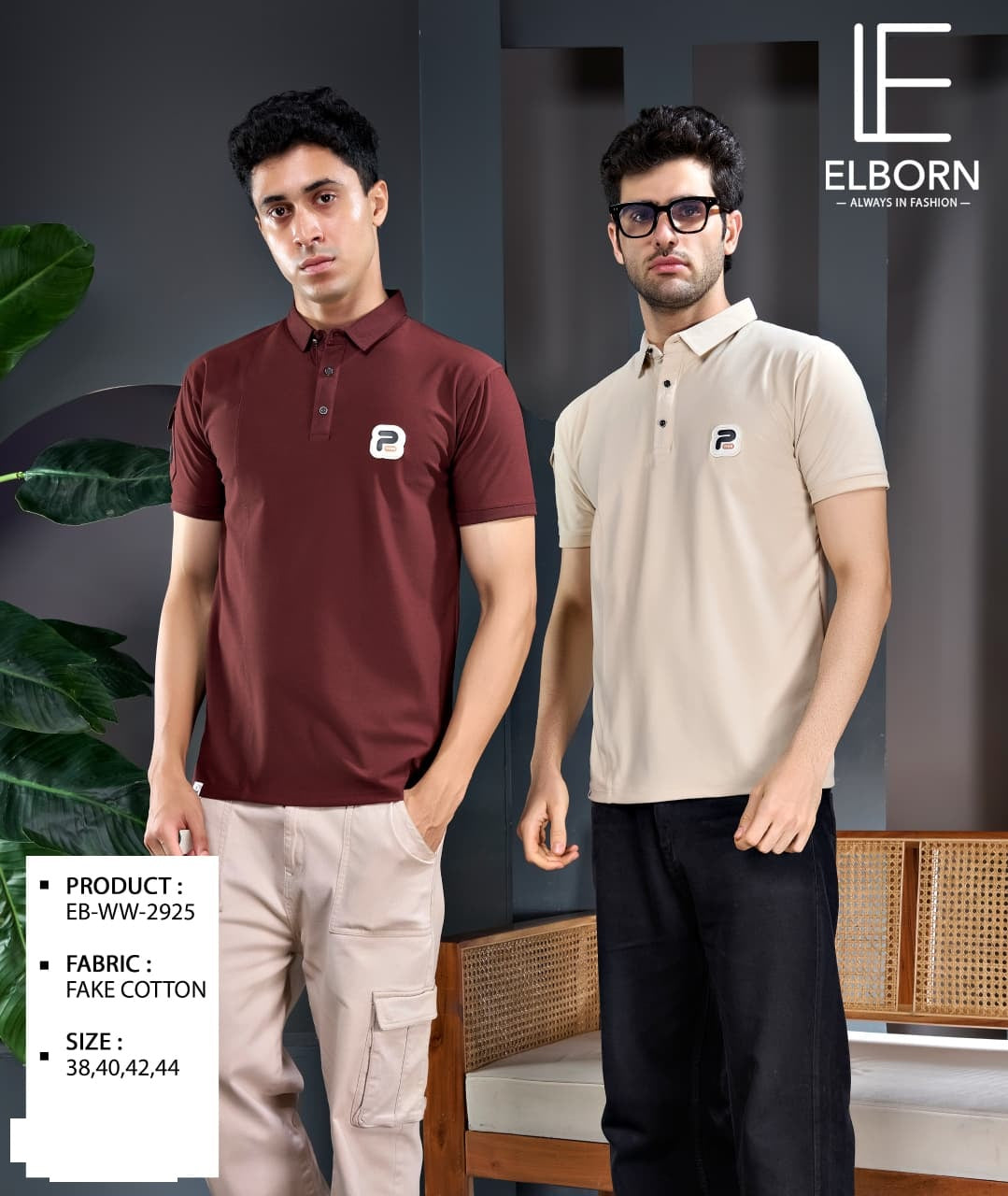 Eb Ww 2925 Elborn Imported Mens Tshirts Manufacturer Ahmedabad