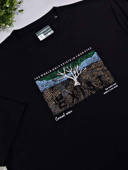 Eb Wx 2930 Elborn Tencil Lycra Mens Tshirts Manufacturer India