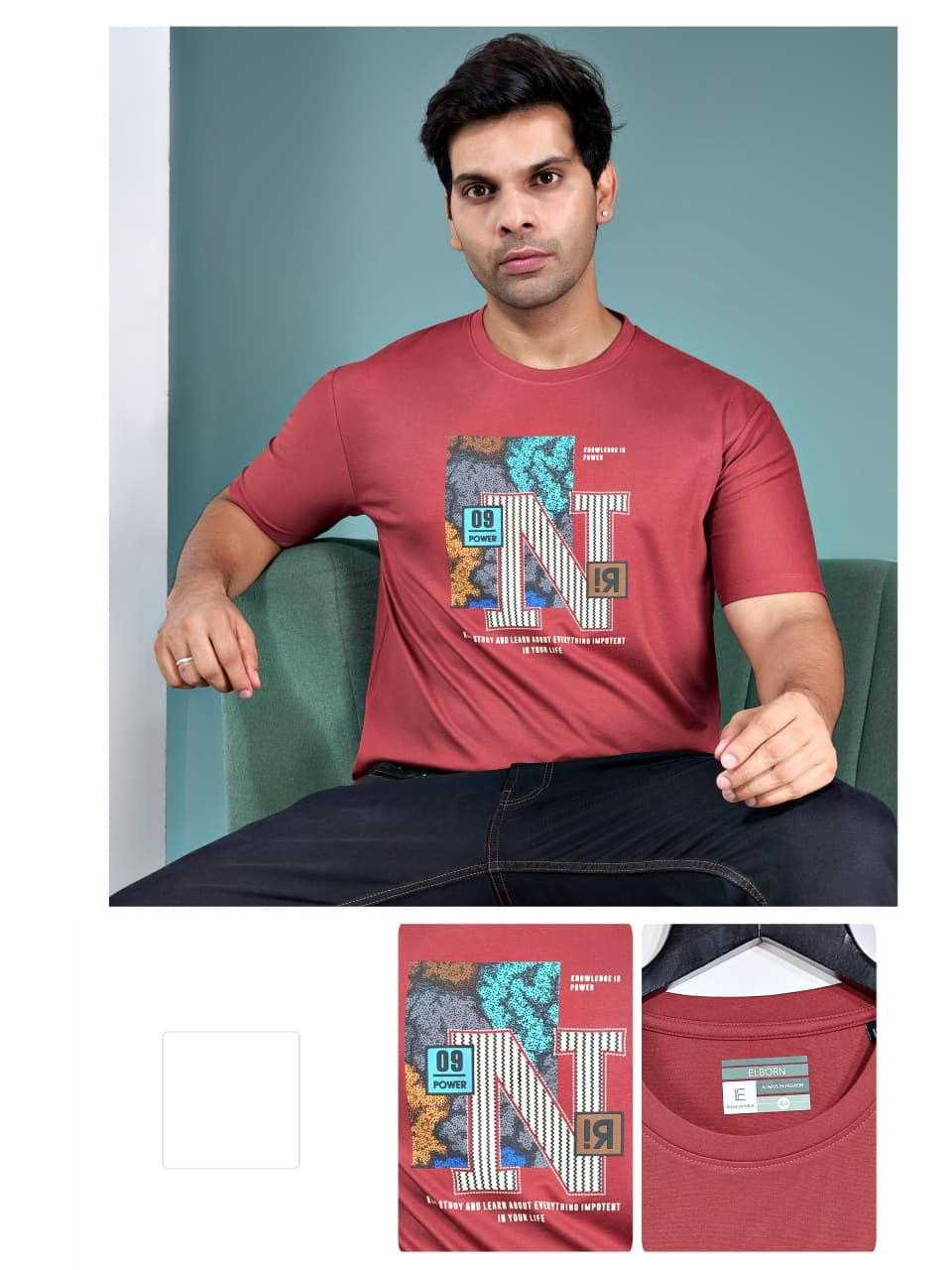 Eb Wx 2930 Elborn Tencil Lycra Mens Tshirts Manufacturer India