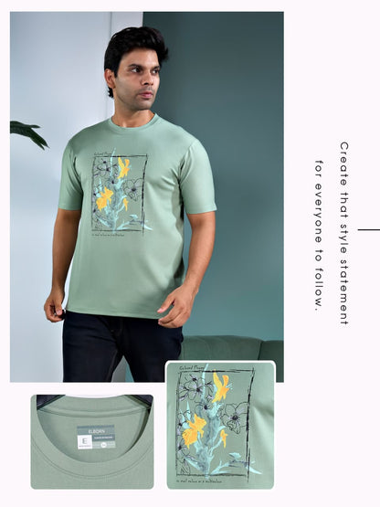 Eb Wx 2930 Elborn Tencil Lycra Mens Tshirts Manufacturer India