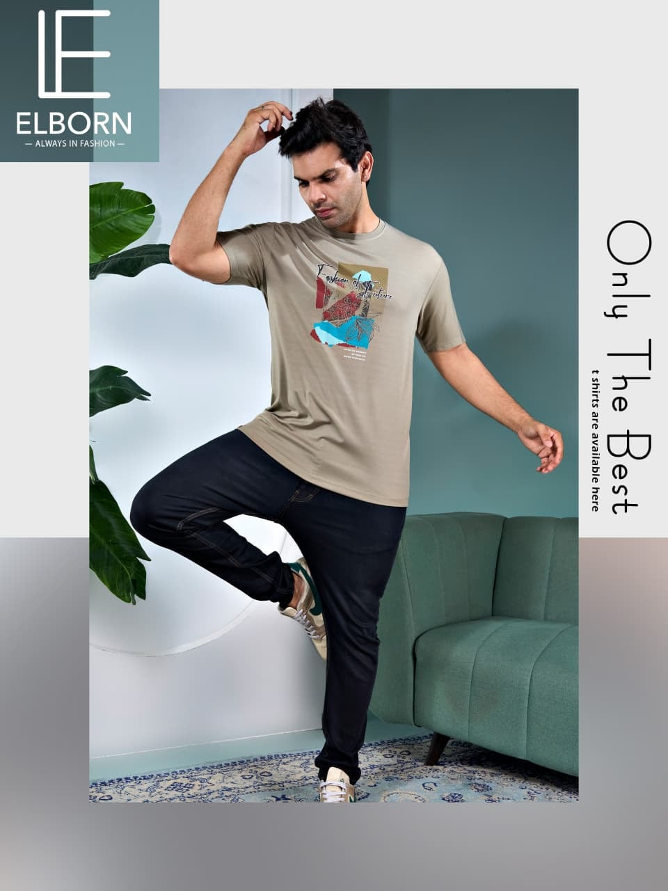 Eb Wx 2930 Elborn Tencil Lycra Mens Tshirts Manufacturer India