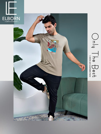 Eb Wx 2930 Elborn Tencil Lycra Mens Tshirts Manufacturer India