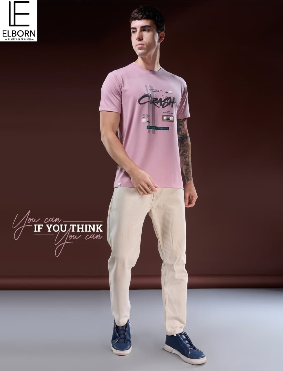 Eb Wy 2935 Elborn Lycra Mens Tshirts Wholesale Rate