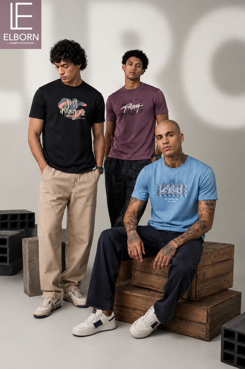 Eb Xd 2960 Elborn Imported Mens Tshirts Exporter Ahmedabad