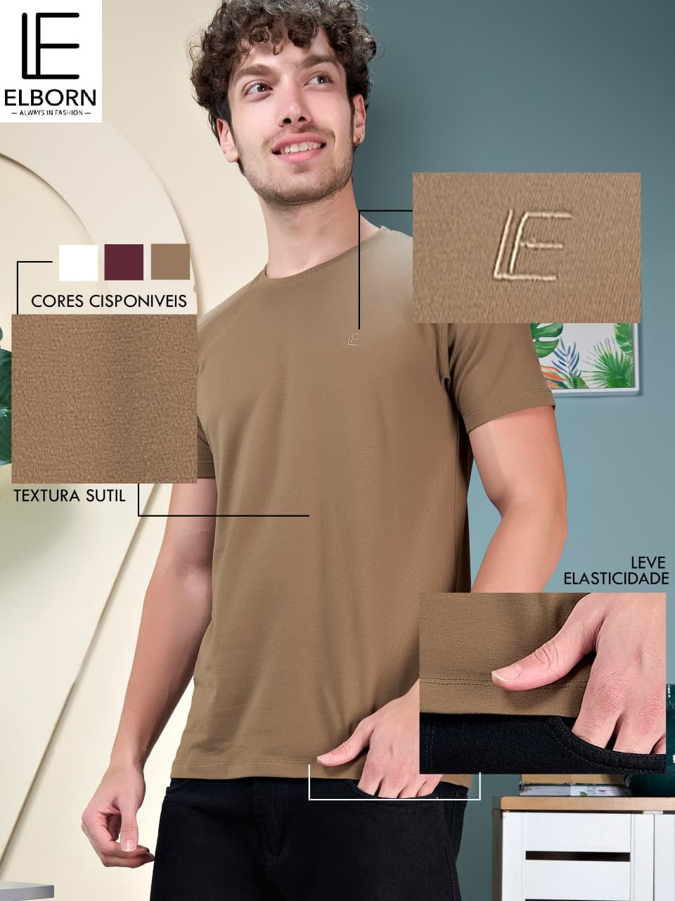 Eb Yk 3125 Elborn Cotton Biowashed Mens Tshirts Manufacturer India