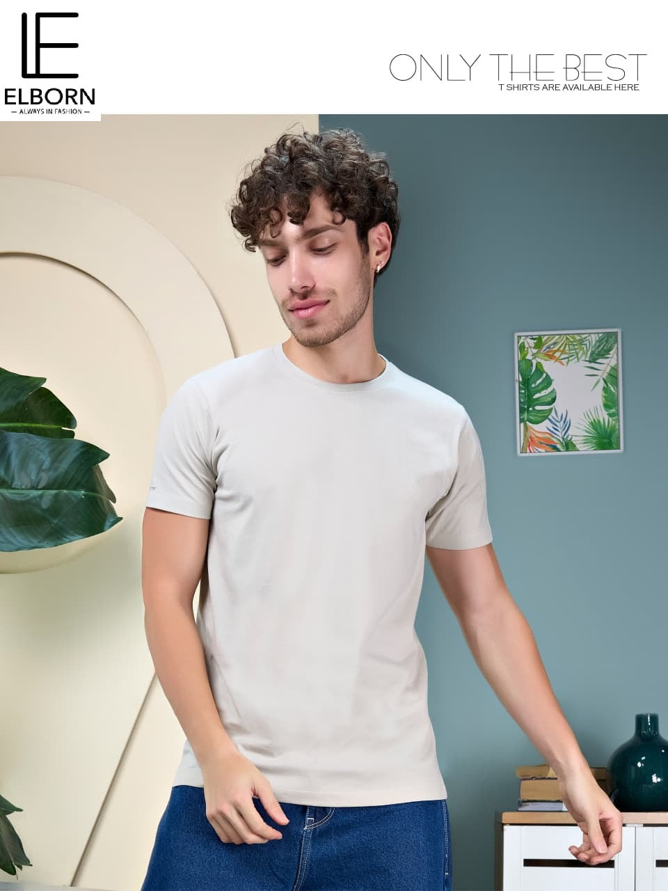 Eb Yk 3125 Elborn Cotton Biowashed Mens Tshirts Manufacturer India
