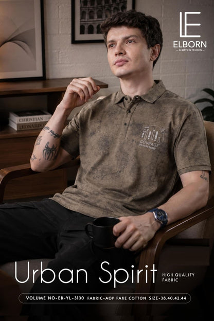 Eb Yl 3130 Collar Style Elborn Imported Mens Tshirts Manufacturer Ahmedabad