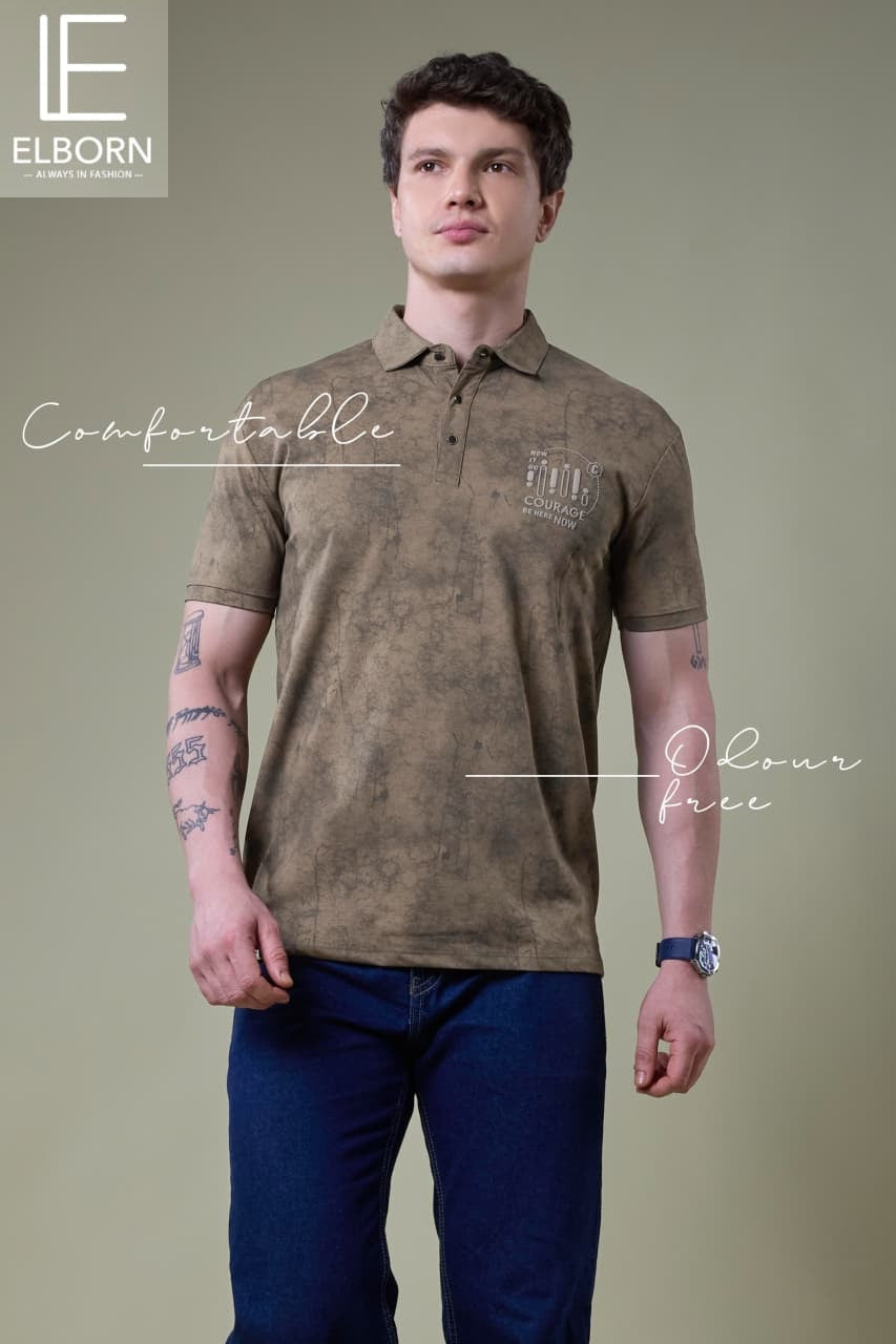 Eb Yl 3130 Collar Style Elborn Imported Mens Tshirts Manufacturer Ahmedabad