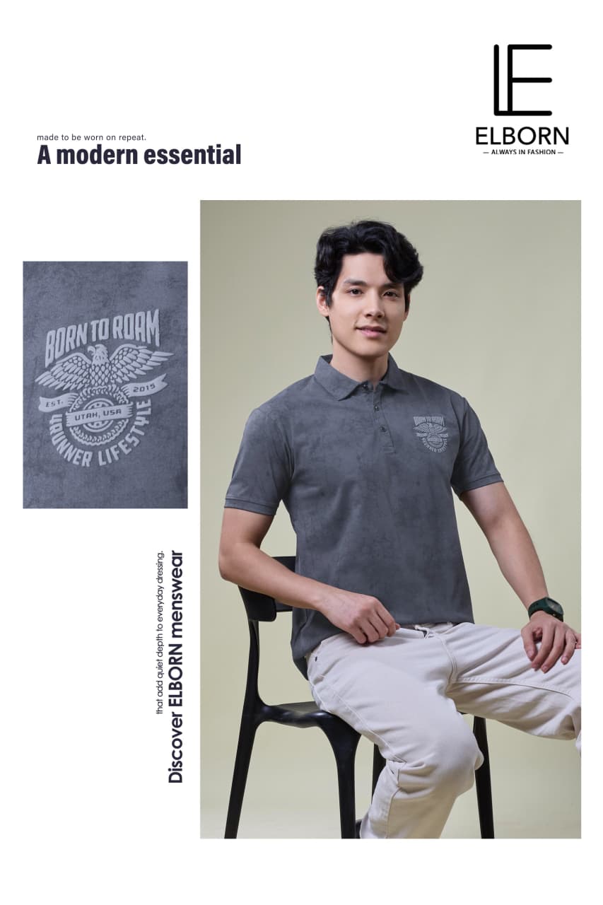 Eb Yl 3130 Collar Style Elborn Imported Mens Tshirts Manufacturer Ahmedabad