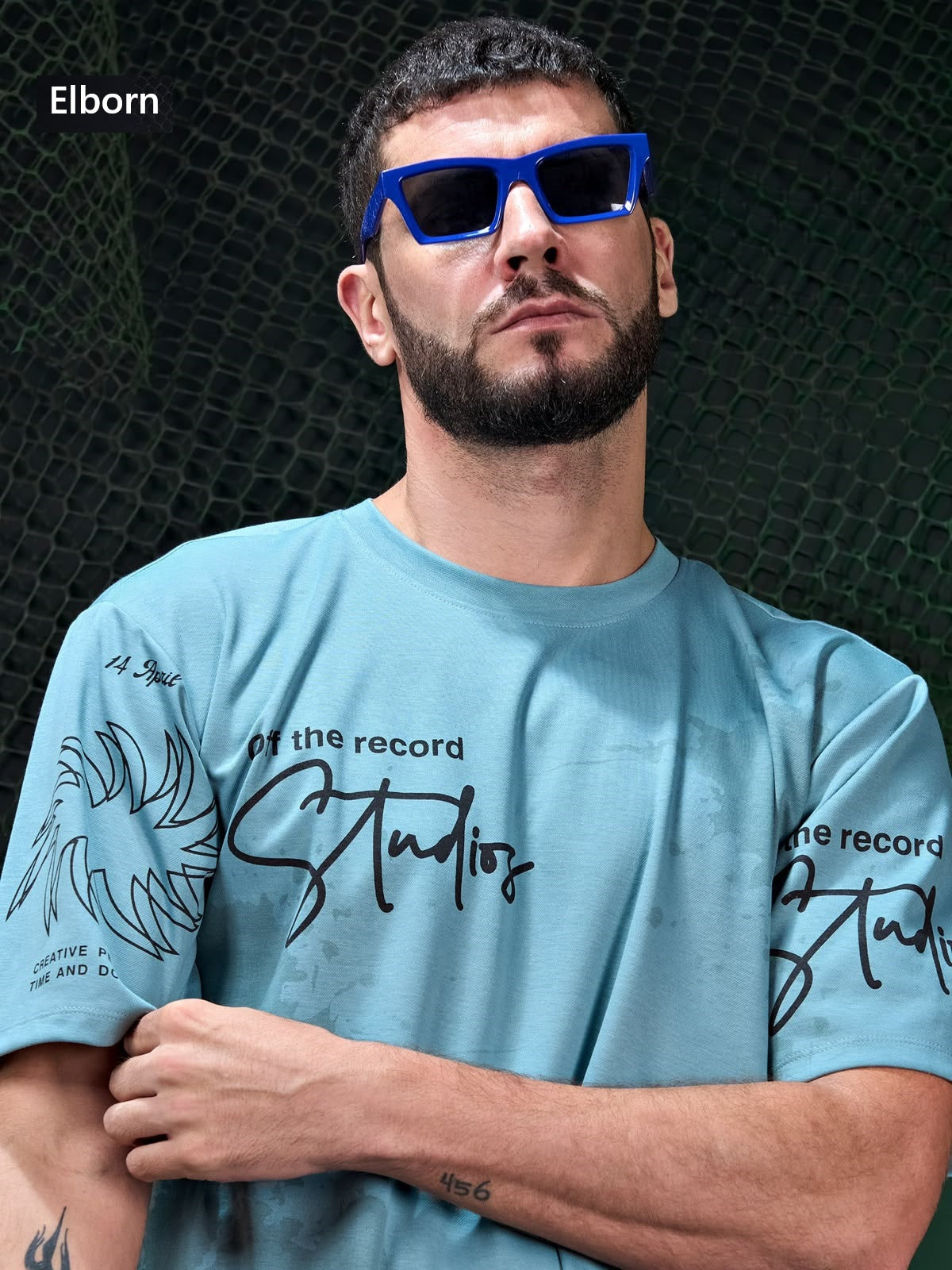 Eb Ym 3135 Oversized Elborn Knit Mens Tshirts Manufacturer