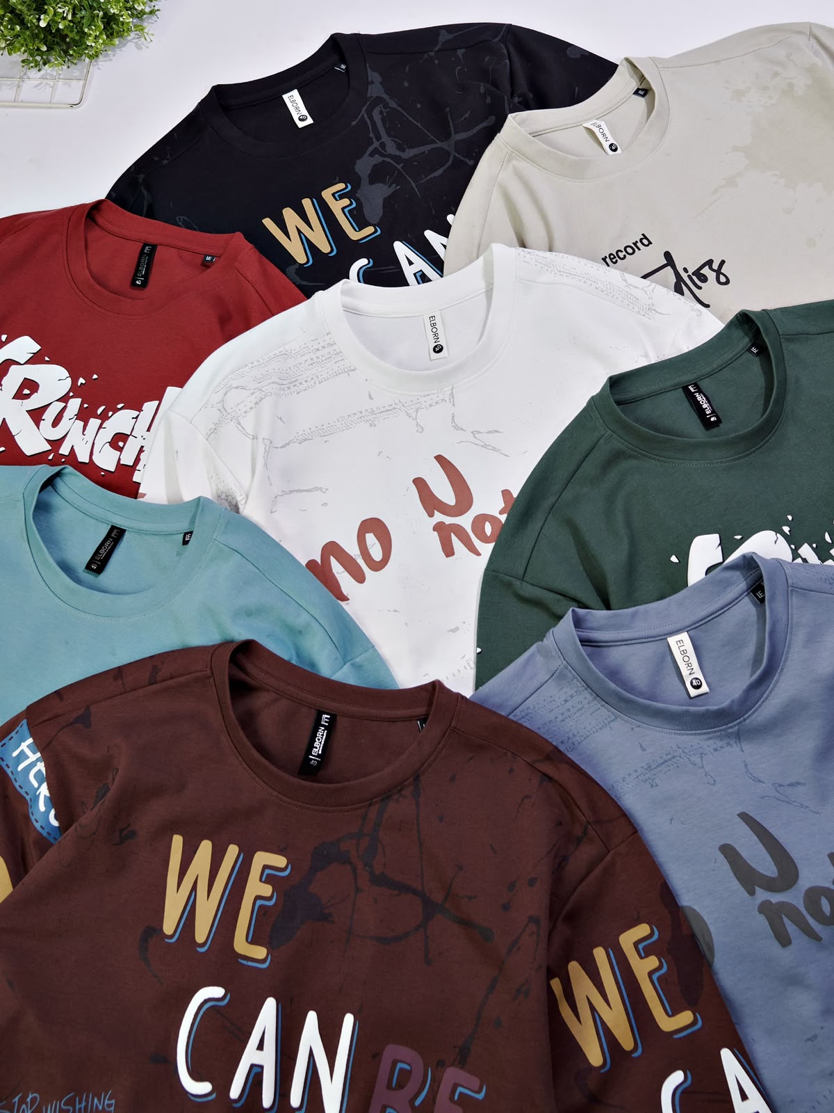 Eb Ym 3135 Oversized Elborn Knit Mens Tshirts Manufacturer