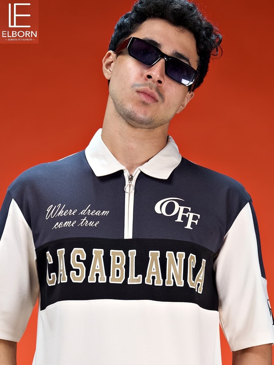 Eb Ze 3215 Collar Zip Elborn Imported Mens Tshirts Wholesaler Gujarat