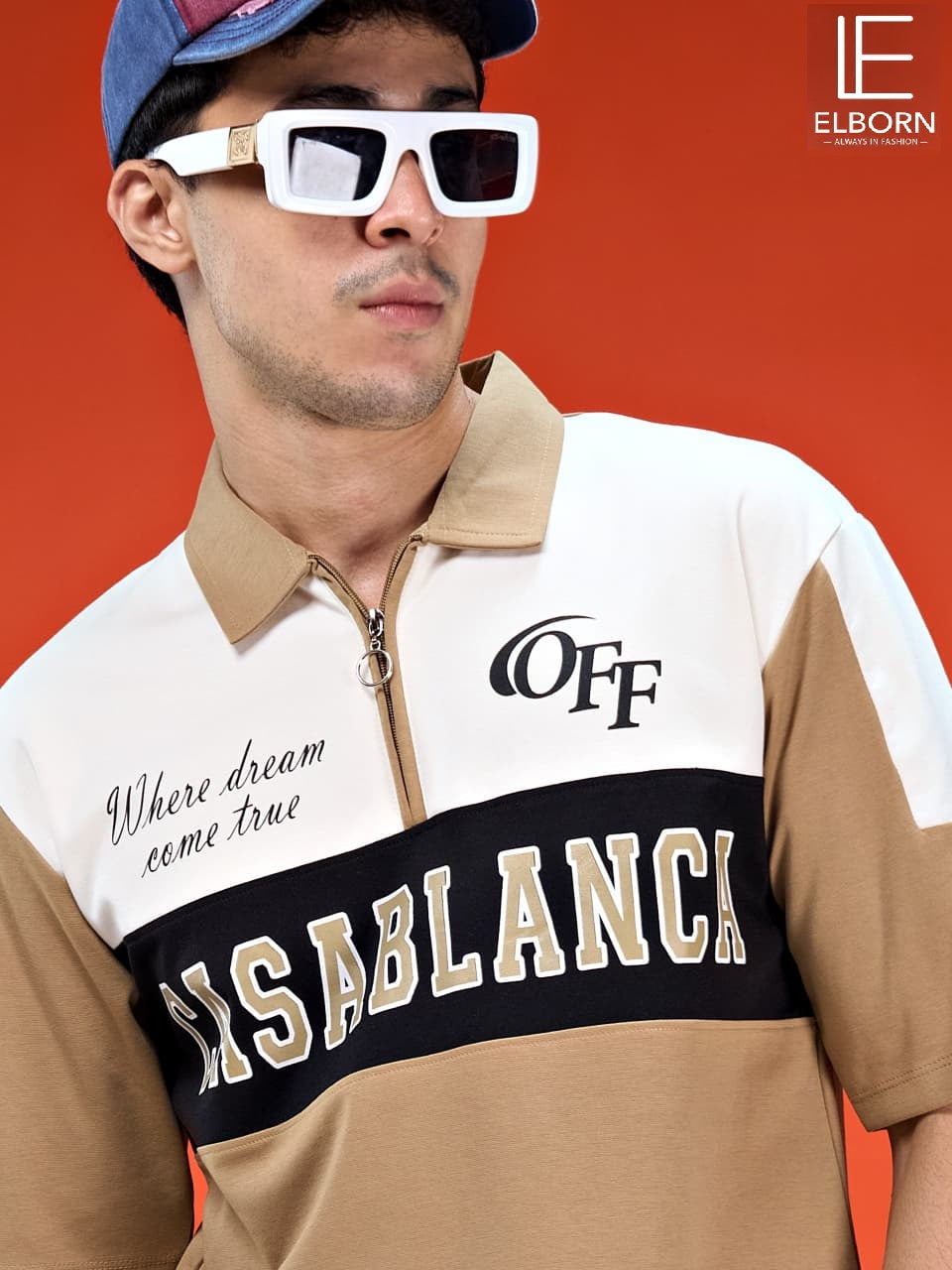 Eb Ze 3215 Collar Zip Elborn Imported Mens Tshirts Wholesaler Gujarat