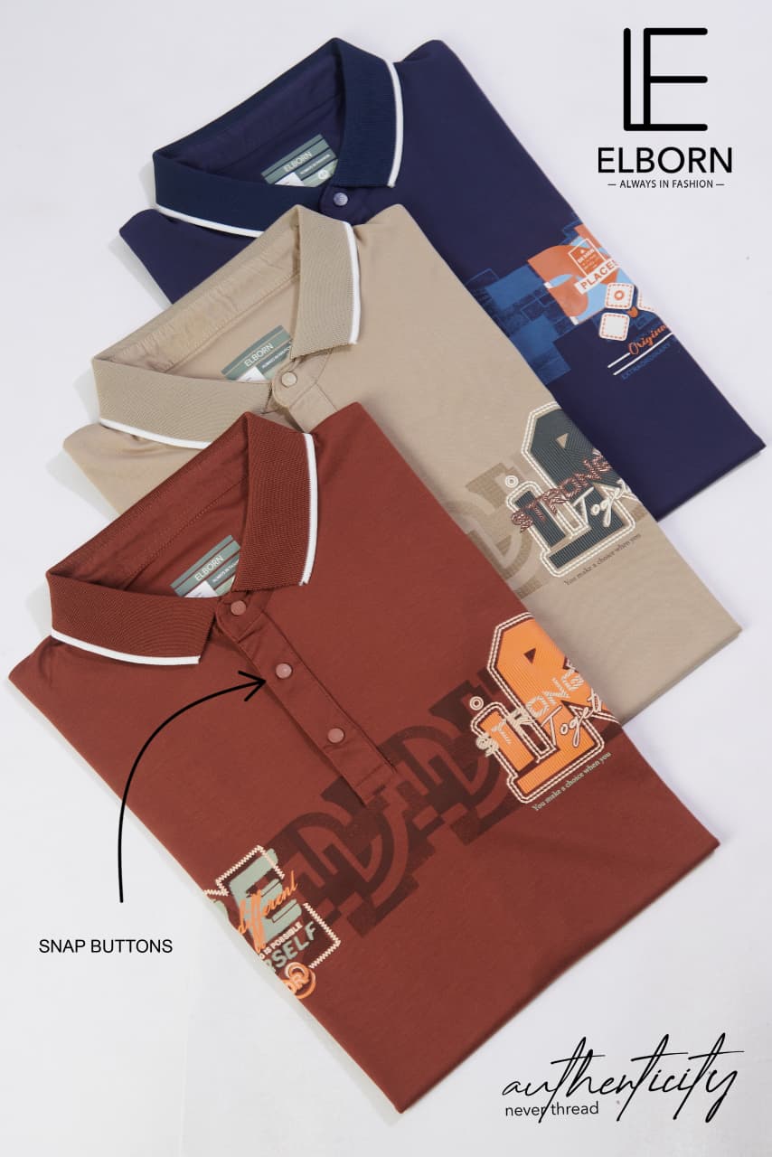 Eb Zp 3280 Collar Style Elborn Tencil Lycra Mens Tshirts Exporter Ahmedabad