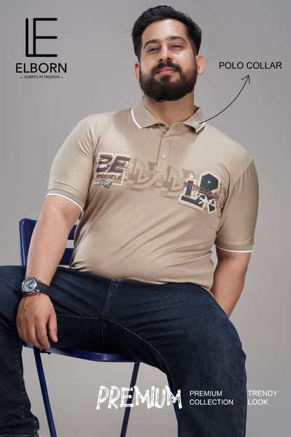 Eb Zp 3280 Collar Style Elborn Tencil Lycra Mens Tshirts Exporter Ahmedabad