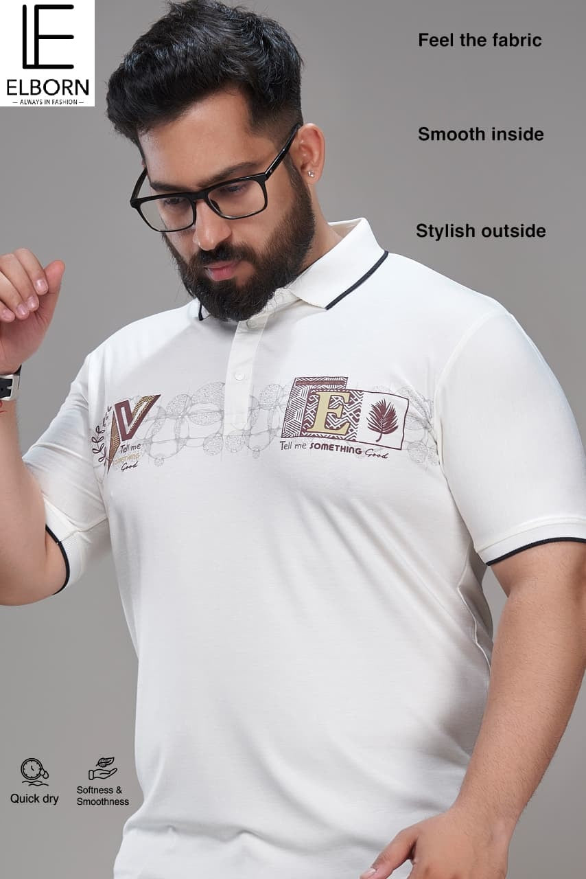 Eb Zp 3280 Collar Style Elborn Tencil Lycra Mens Tshirts Exporter Ahmedabad