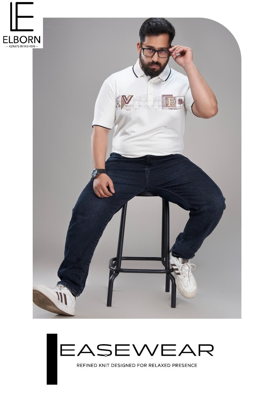 Eb Zp 3280 Collar Style Elborn Tencil Lycra Mens Tshirts Exporter Ahmedabad