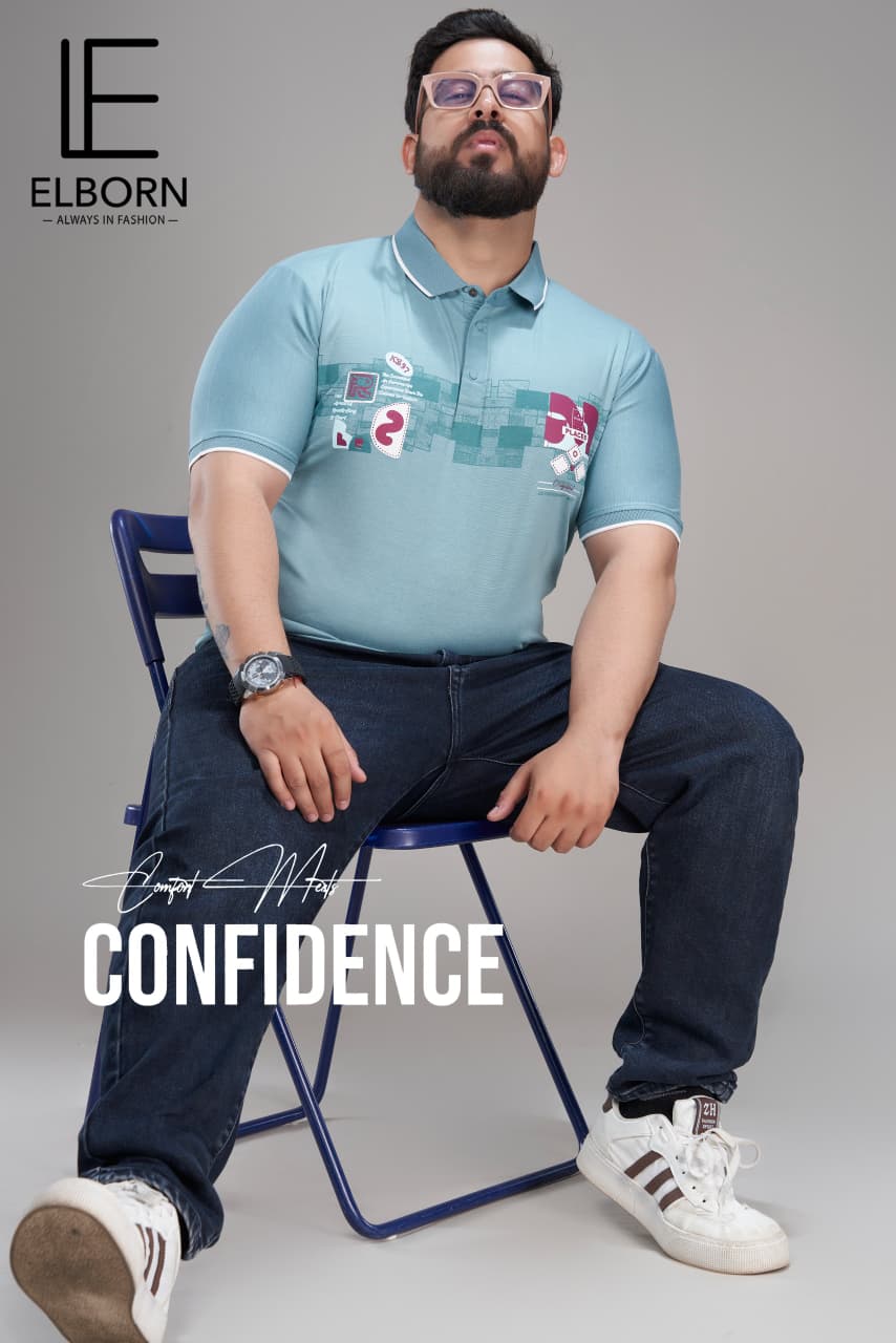 Eb Zp 3280 Collar Style Elborn Tencil Lycra Mens Tshirts Exporter Ahmedabad