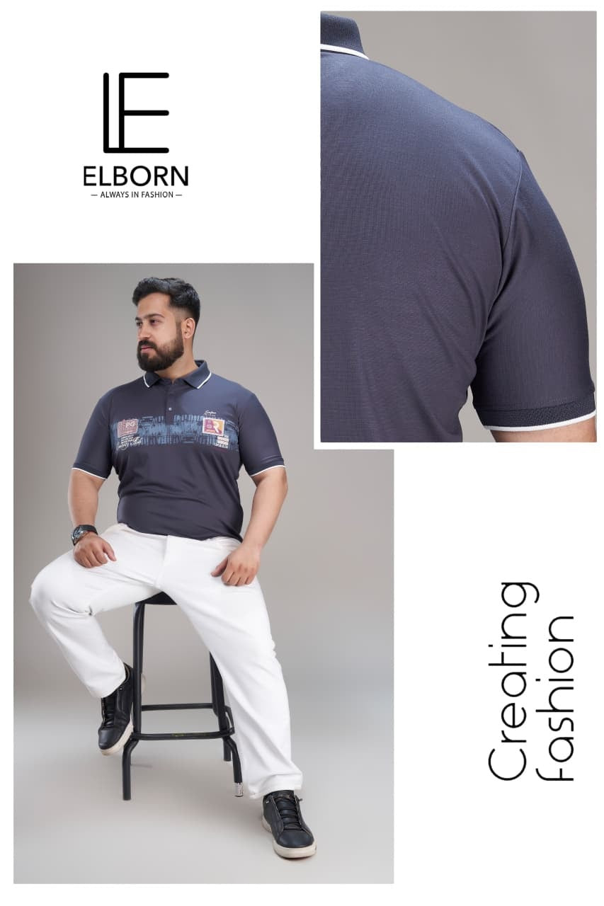Eb Zp 3280 Collar Style Elborn Tencil Lycra Mens Tshirts Exporter Ahmedabad