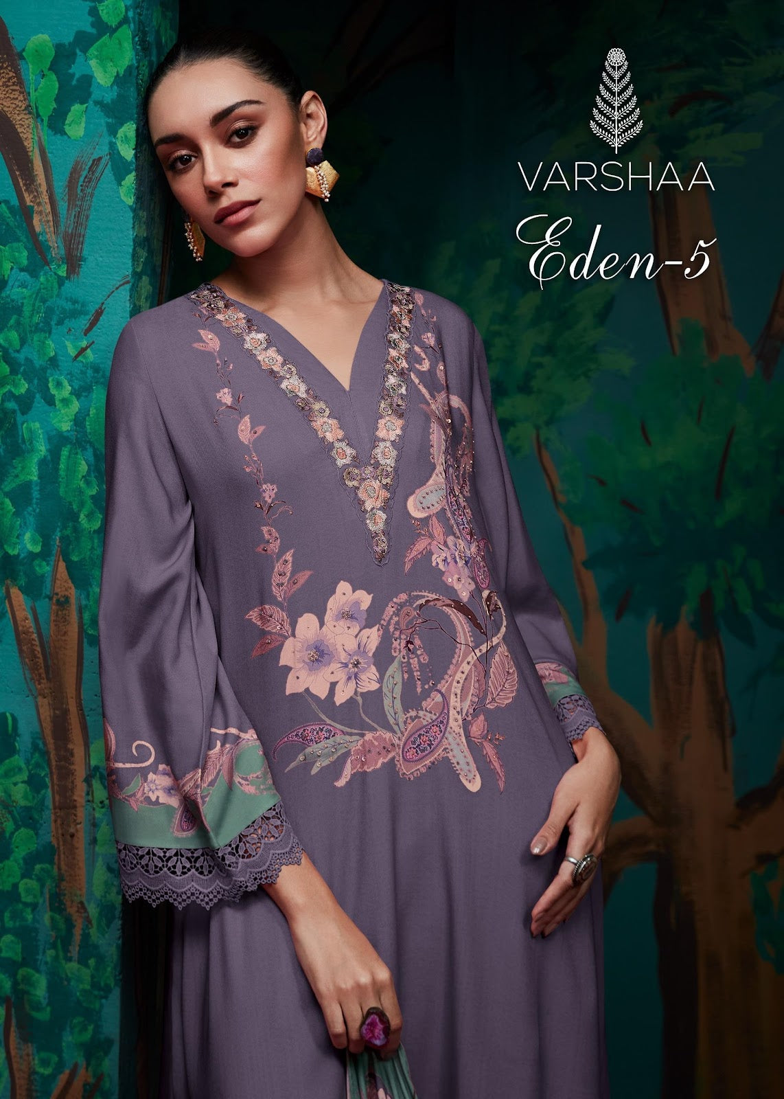 Eden 5 Varshaa Pashmina Suits Wholesaler