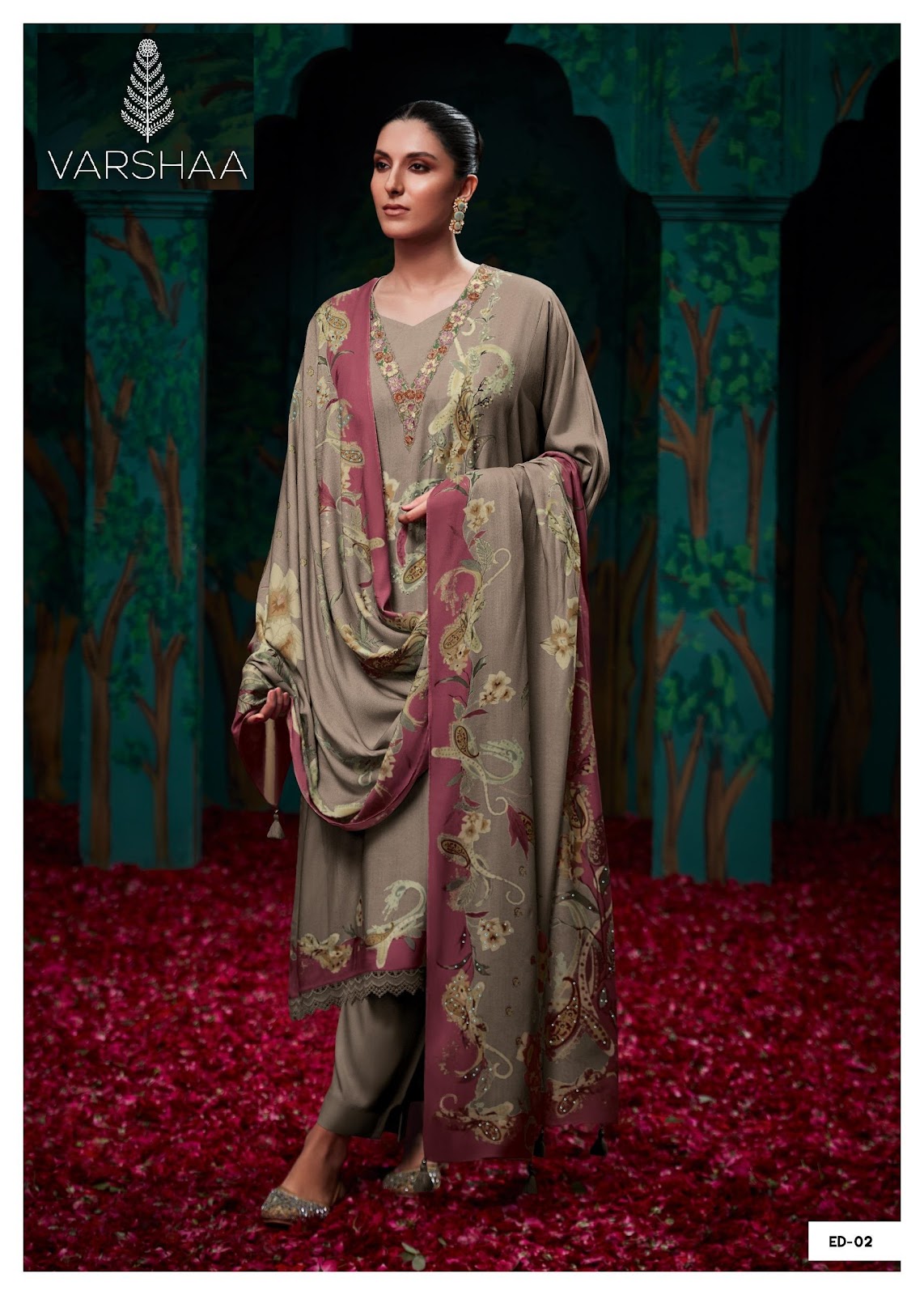 Eden 5 Varshaa Pashmina Suits Wholesaler