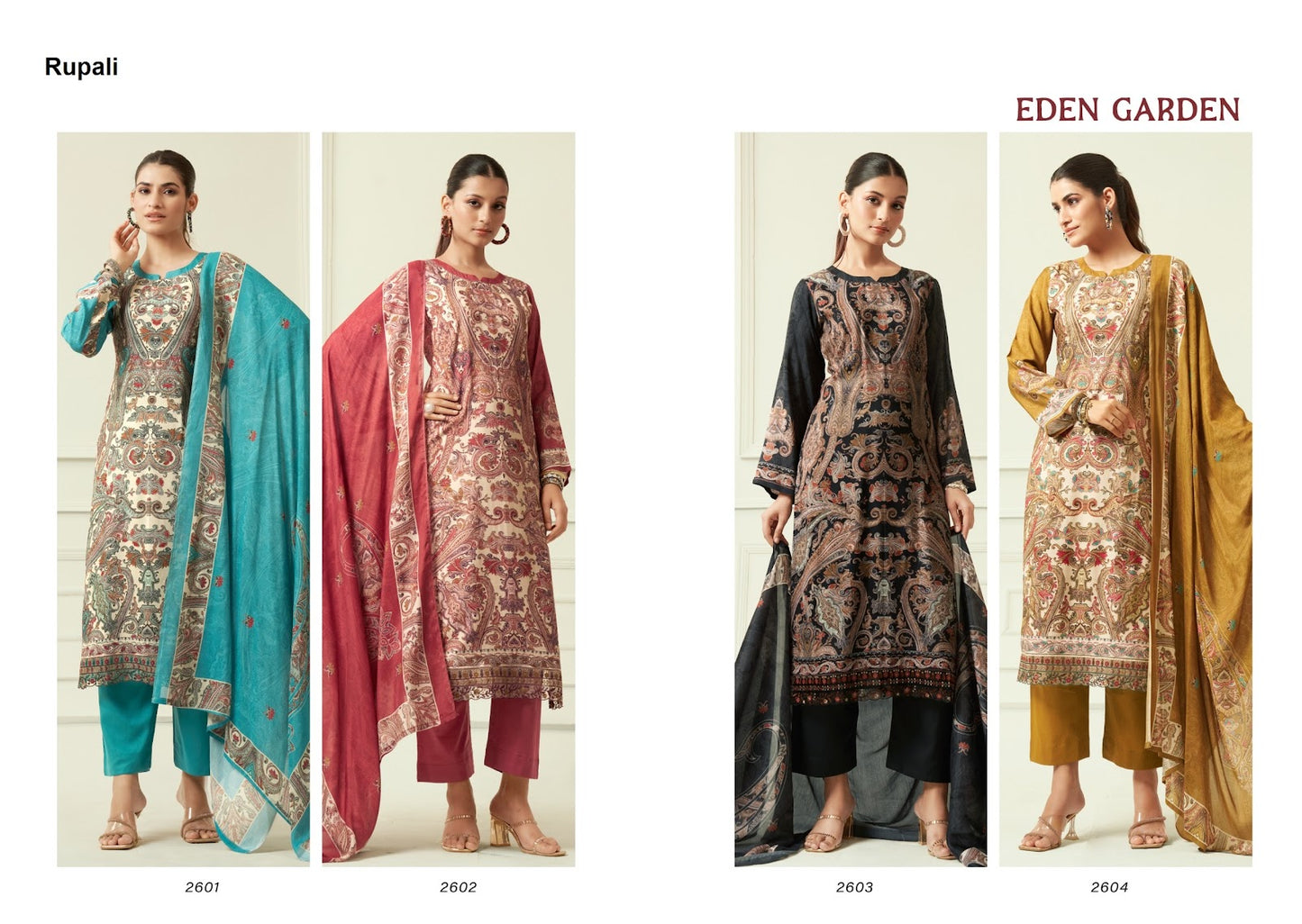 Eden Garden Rupali Viscose Muslin Pant Style Suits Exporter Ahmedabad