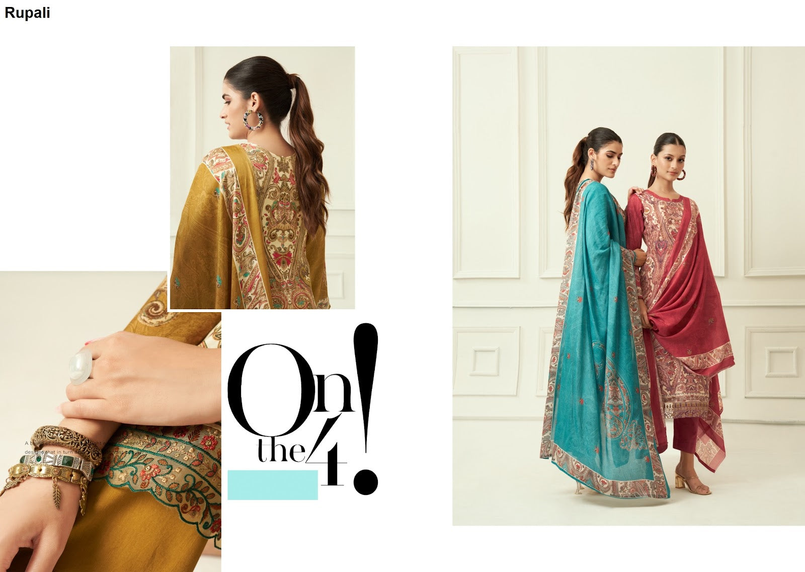 Eden Garden Rupali Viscose Muslin Pant Style Suits Exporter Ahmedabad