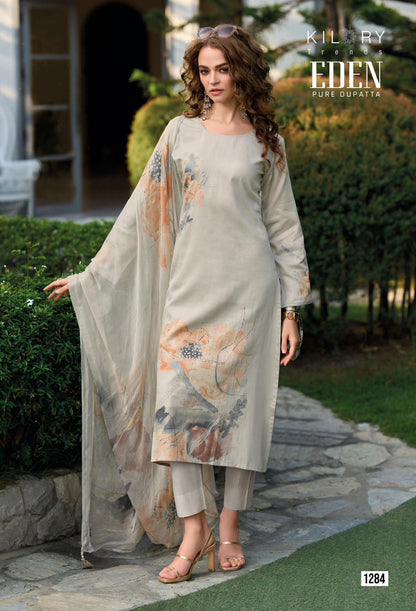 Eden Kilory Jam Cotton Pant Style Suits Supplier Ahmedabad
