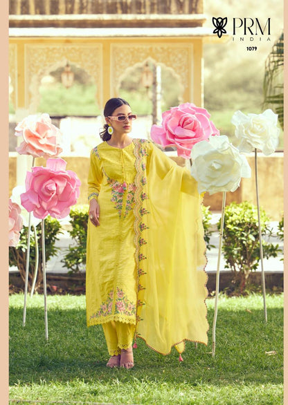 Eden Rose Prm India Cotton Readymade Pant Style Suits Manufacturer Gujarat