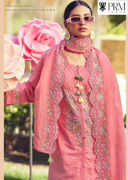 Eden Rose Prm India Cotton Readymade Pant Style Suits Manufacturer Gujarat